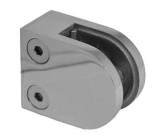 Svorka plochá, sklo 6 - 10,76 mm, leštená nerez AISI 304