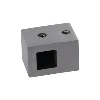 Držiak profilu 12 x 12 mm (L), plochý, brúsená AISI 304