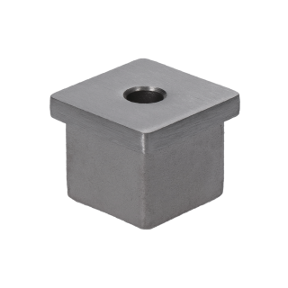 Ukončenie na jokel 30 x 30 mm, brúsená nerez AISI 304