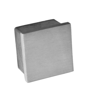 Ukončenie na jokel 40 x 40 mm, brúsená nerez AISI 304