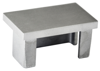 Ukončenie na jokel 50 x 30 mm, brúsená nerez AISI 304