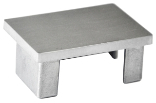 Ukončenie na jokel 60 x 40 mm, brúsená nerez AISI 304
