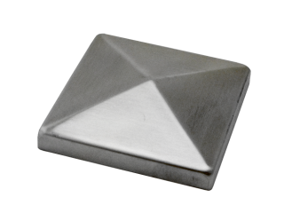 Ukončenie strieška jokla 80 x 80 mm, brúsená nerez AISI 304