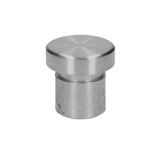Ukončenie na trubku ø 12 mm, plný materiál, AISI 304