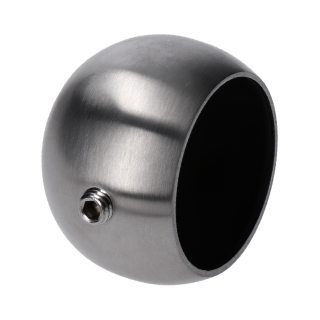Ukončenie na trubku ø 42,4 mm, M8, brúsená nerez AISI 304