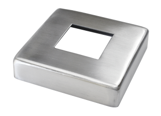 Kryt platne 96 x 96 mm, brúsená nerez AISI 304