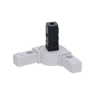 Plastová spojka - 180° kus do profilu 20 x 20 x 1,5 mm