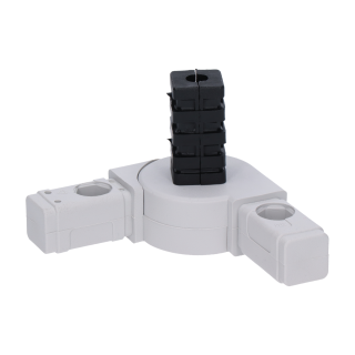 Plastová spojka - 180° rohový kus do profilu 25 x 25 x 2 mm
