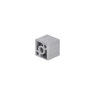 Plastová spojka - skrutkovací blok do profilu 30 x 30 x 2 mm