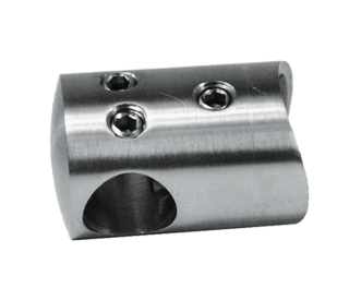Držiak tyče spojovací ø 14 mm na trubku ø 42,4 mm, AISI 304