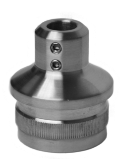 Spodok držiaka madla ø 42,4 mm s prechodom ø 12 mm, AISI 304