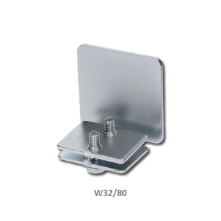 Pozinkovaná krytka pre C-profil 80 x 80 mm