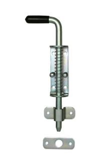 Rígeľ navárací ø 12 mm, L = 220 mm, pozinkovaný s pružinou