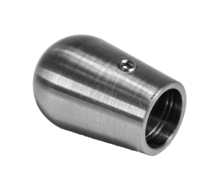 Ukončenie ø 20 mm na trubku ø 12 mm, brúsená AISI 304