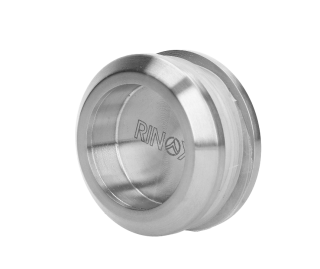 Madlo na dvere ø 58 mm, sklo 8 - 12 mm, brúsená AISI 304