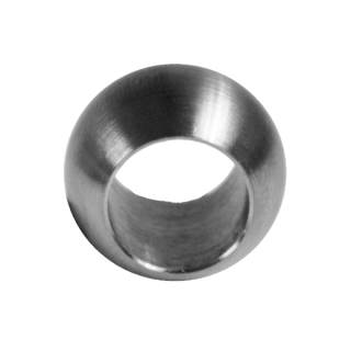 Guľa priechodná ø 20 mm na trubku ø 12 mm, brúsená AISI 304