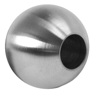 Guľa koncová ø 30 mm na trubku ø 12 mm, brúsená AISI 304