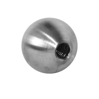 Guľa plná so závitom M6 / ø 20 mm, brúsená nerez AISI 304