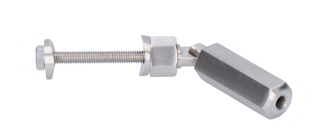 Úchyt pre lanko ø 4 mm na trubku ø 42,4 mm, brúsená AISI 304