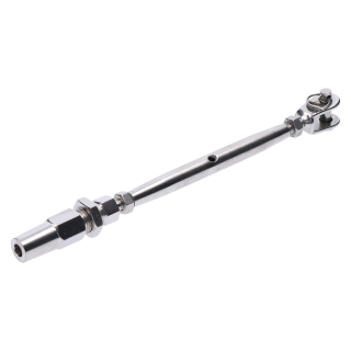 Šponovák pre lanko ø 4 mm závit M6/LH6, brúsená AISI 304
