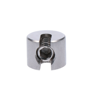 Úchyt pre lanko ø 3 - 4 mm, brúsená nerez AISI 304