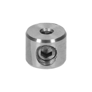Úchyt pre lanko ø 2 - 4 mm, brúsená nerez AISI 304