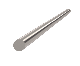 Tyč ø 10 x 3000 mm, kartáčovaná nerez AISI 304