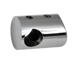 Držiak tyče ø 12 mm na trubku ø 42,4 mm, leštená AISI 304