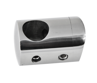 Držiak tyče ø 12 mm (P) na trubku ø 42,4 mm, AISI 304