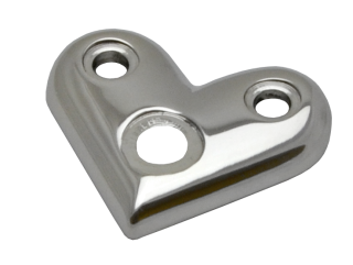 Nadpájacia platňa na trubku ø 42,4 mm, leštená AISI 304