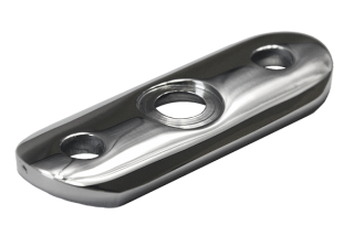 Nadpájacia platňa na trubku ø 42,4 mm, leštená AISI 304