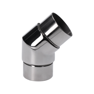 DOPREDAJ! Spojka 45° na trubku ø 42,4 mm, leštená AISI 304