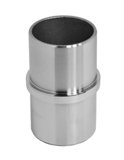 Spojka napájacia na trubku ø 42,4 mm, leštená AISI 304