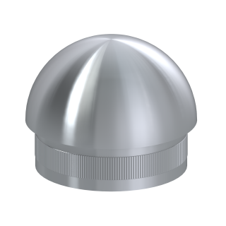 Ukončenie na trubku ø 42,4 mm, leštená nerez AISI 304