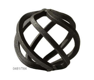 Guľa točená 70 x 70 mm, štvorhran 6 x 6 mm