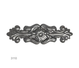 Ornament plechový 310 x 100 x 1,5 mm