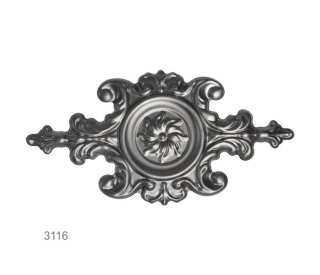 Ornament plechový 340 x 170 x 1 mm