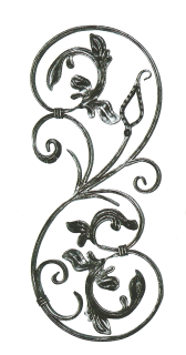 Ornament 740 x 320 mm, profil 16 x 7 mm, ľavý