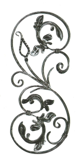 Ornament 740 x 320 mm, profil 16 x 7 mm, pravý