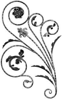 Ornament ø 12 mm, 1080 x 600 mm