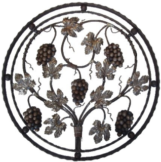 Ornament hrozno 30 x 8 mm, 25 x 5 mm, ø 690 mm