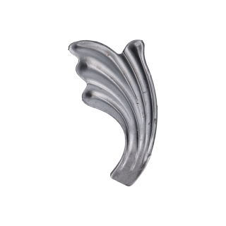 List 100 x 50 mm, plech 2 mm, ľavý