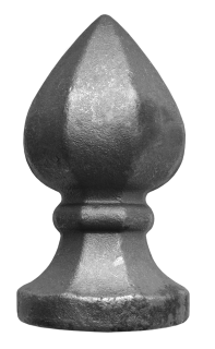 Šiška ozdobná H = 185 mm, podstavec ø 100 mm, plná