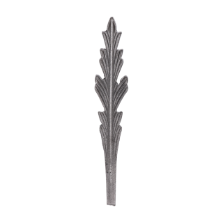 DOPREDAJ list 280 x 50 x 4 mm, ohnutý, odliatok