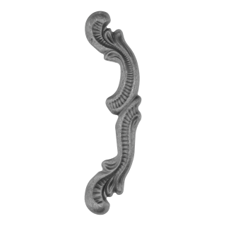 Úchyt kovaný 240 x 71 mm, odsadenie 32 mm