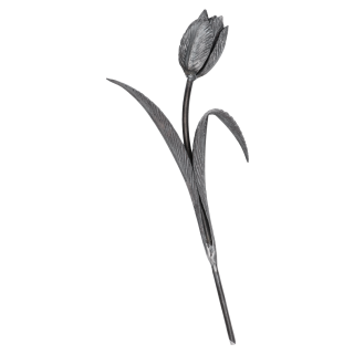 Tulipán kovaný 410 x 165 mm