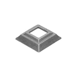 Krytka 50 x 50 x 16 mm s otvorom 21 x 21 mm, odliatok