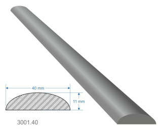 Madlo D 40 x 11 x 6000 mm