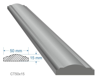 Madlo 50 x 15 x 6000 mm
