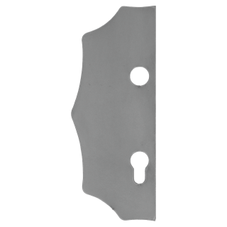 Štít 230 x 93 x 3 mm s otvormi, rozteč 90 mm, obojstranný